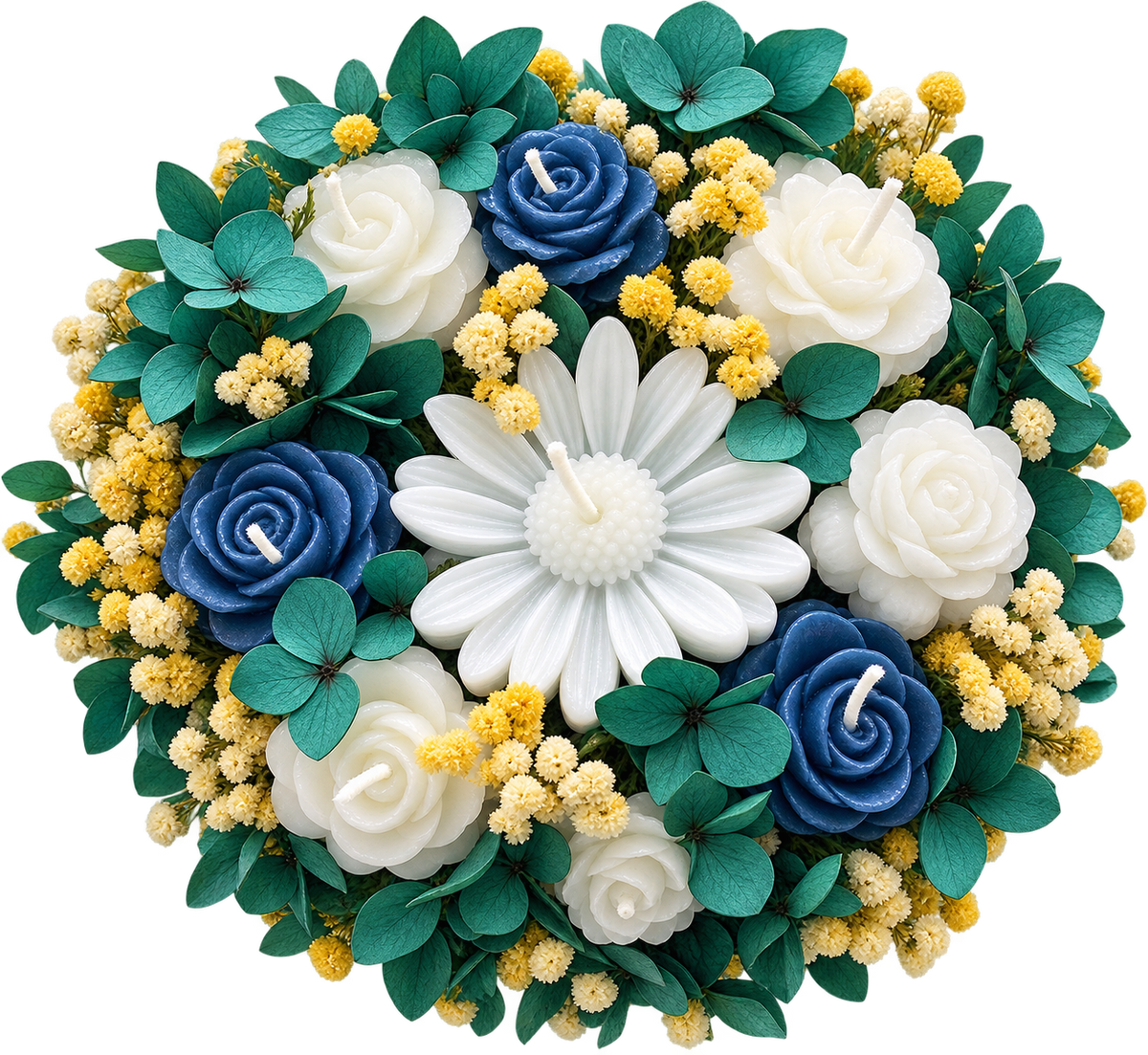 Blue Daisy Glow