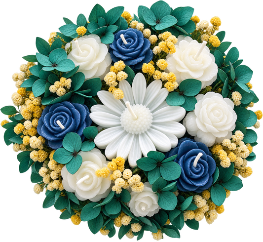 Blue Daisy Glow