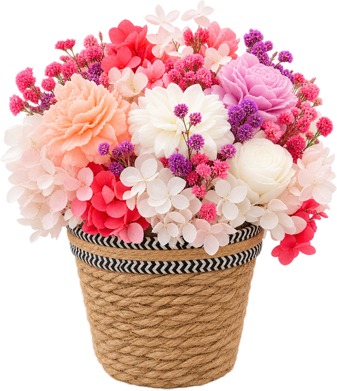 Blushing Garden Basket