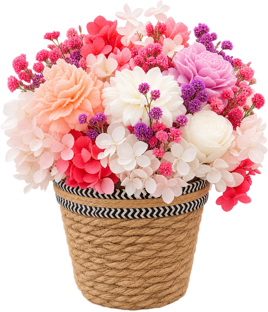 Blushing Garden Basket