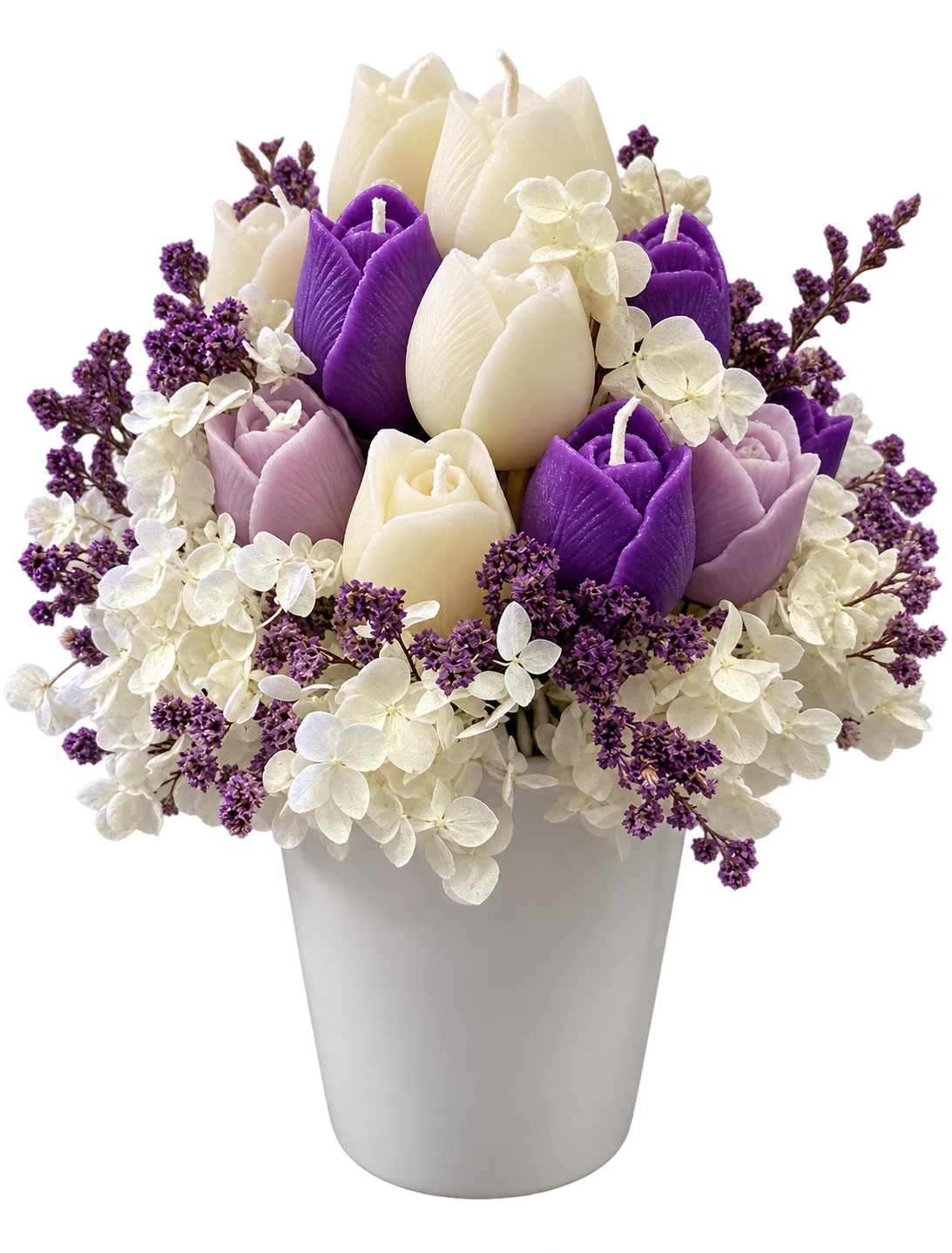 Violet Tulip Elegance
